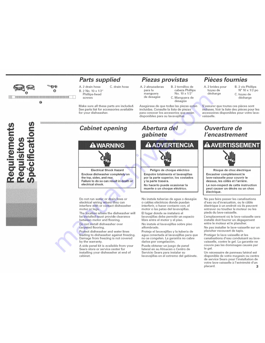 Kenmore 66513402K901 Installation Instructions Manual Download Page 4