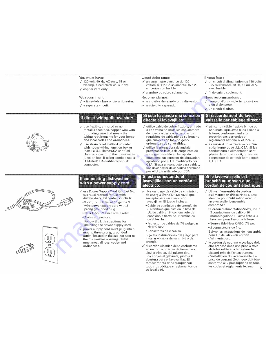 Kenmore 66513402K901 Installation Instructions Manual Download Page 6