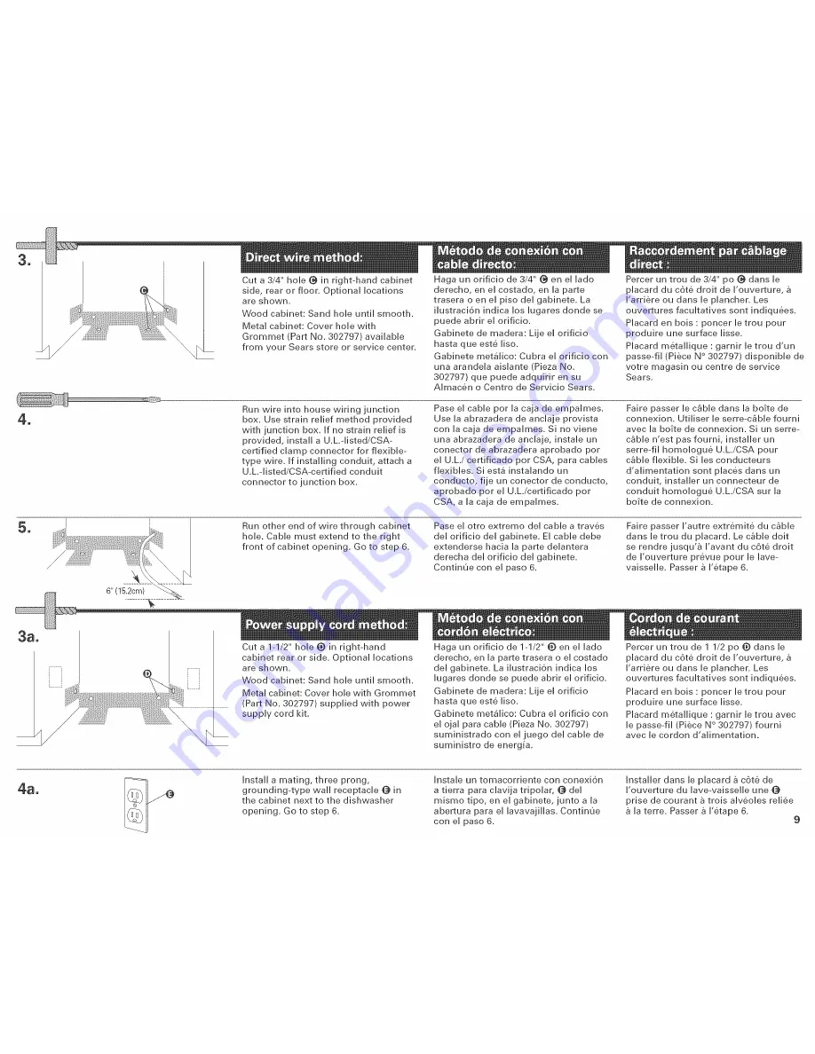 Kenmore 66513402K901 Installation Instructions Manual Download Page 10