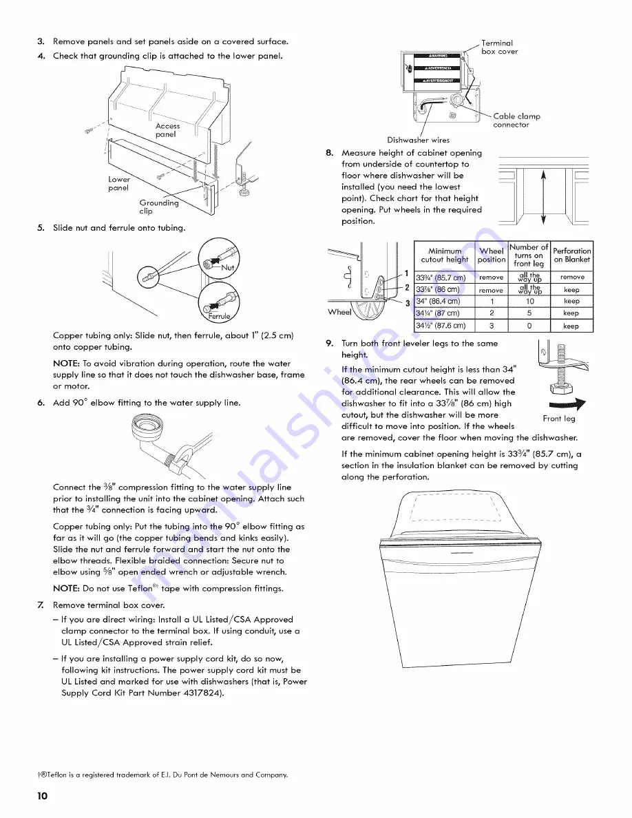 Kenmore 66513966K010 Скачать руководство пользователя страница 10