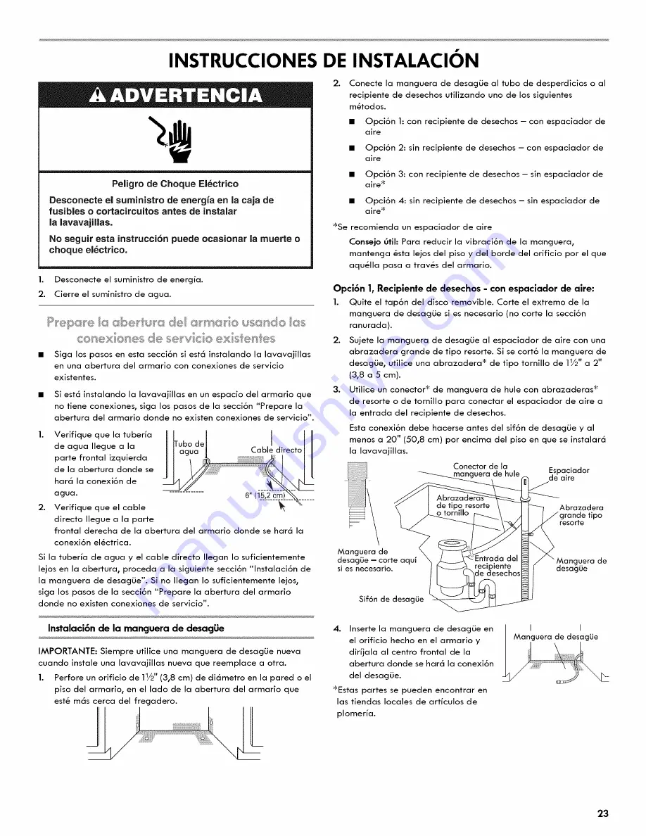 Kenmore 66513966K010 Installation Instructions Manual Download Page 23