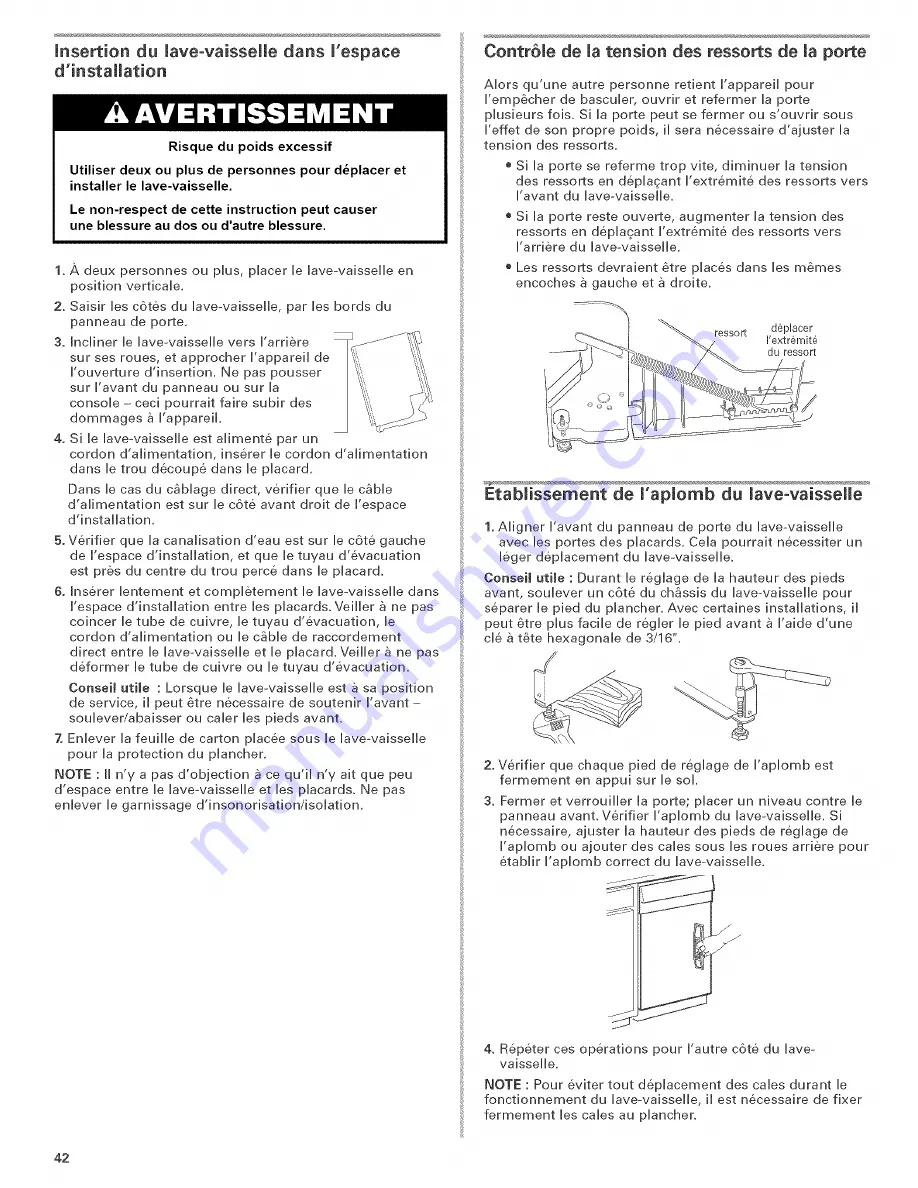 Kenmore 66516012402 Скачать руководство пользователя страница 42