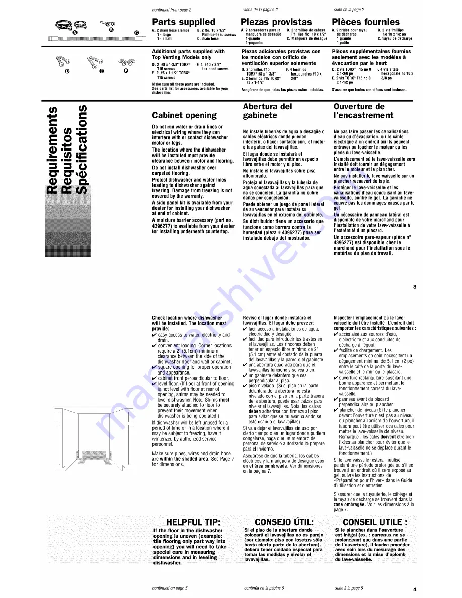 Kenmore 66516692200 Скачать руководство пользователя страница 3