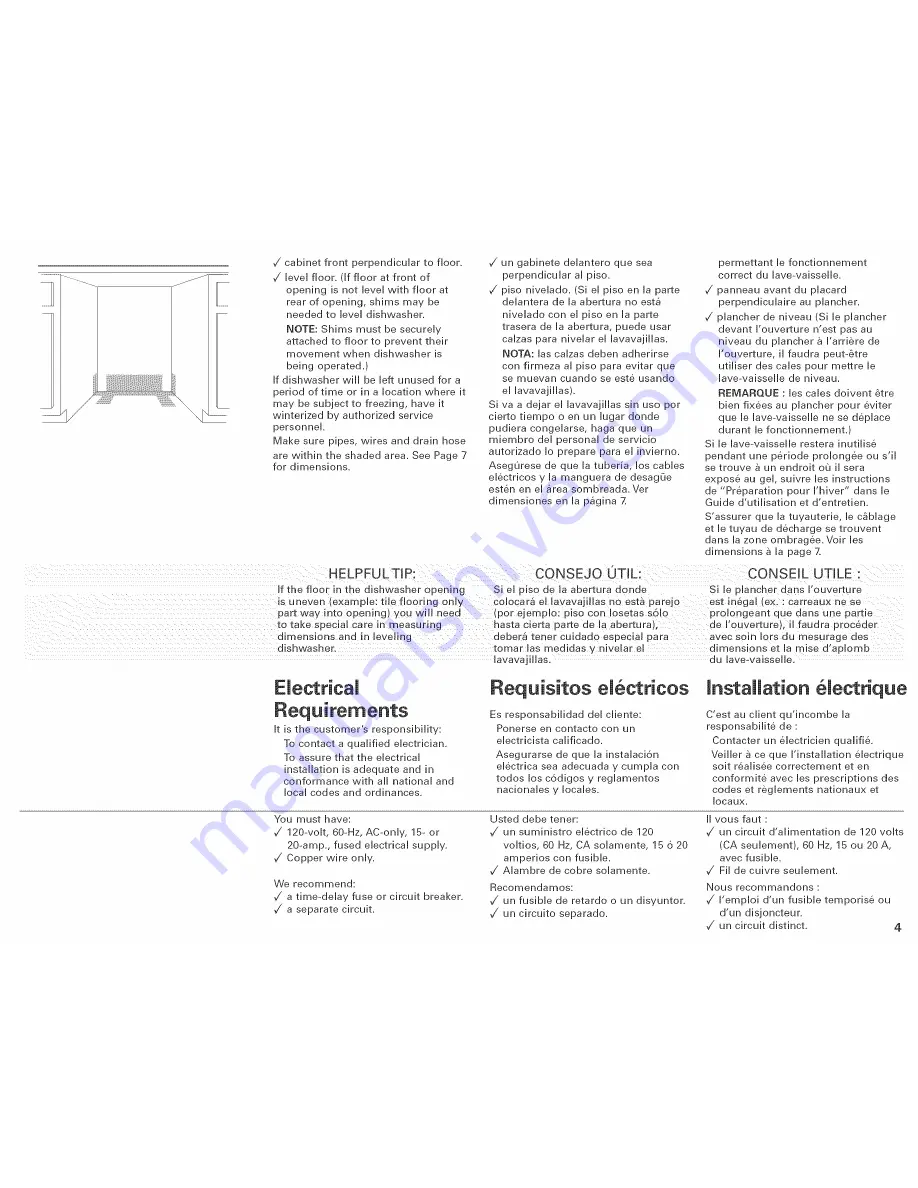 Kenmore 66516692201 Installation Instructions Manual Download Page 5