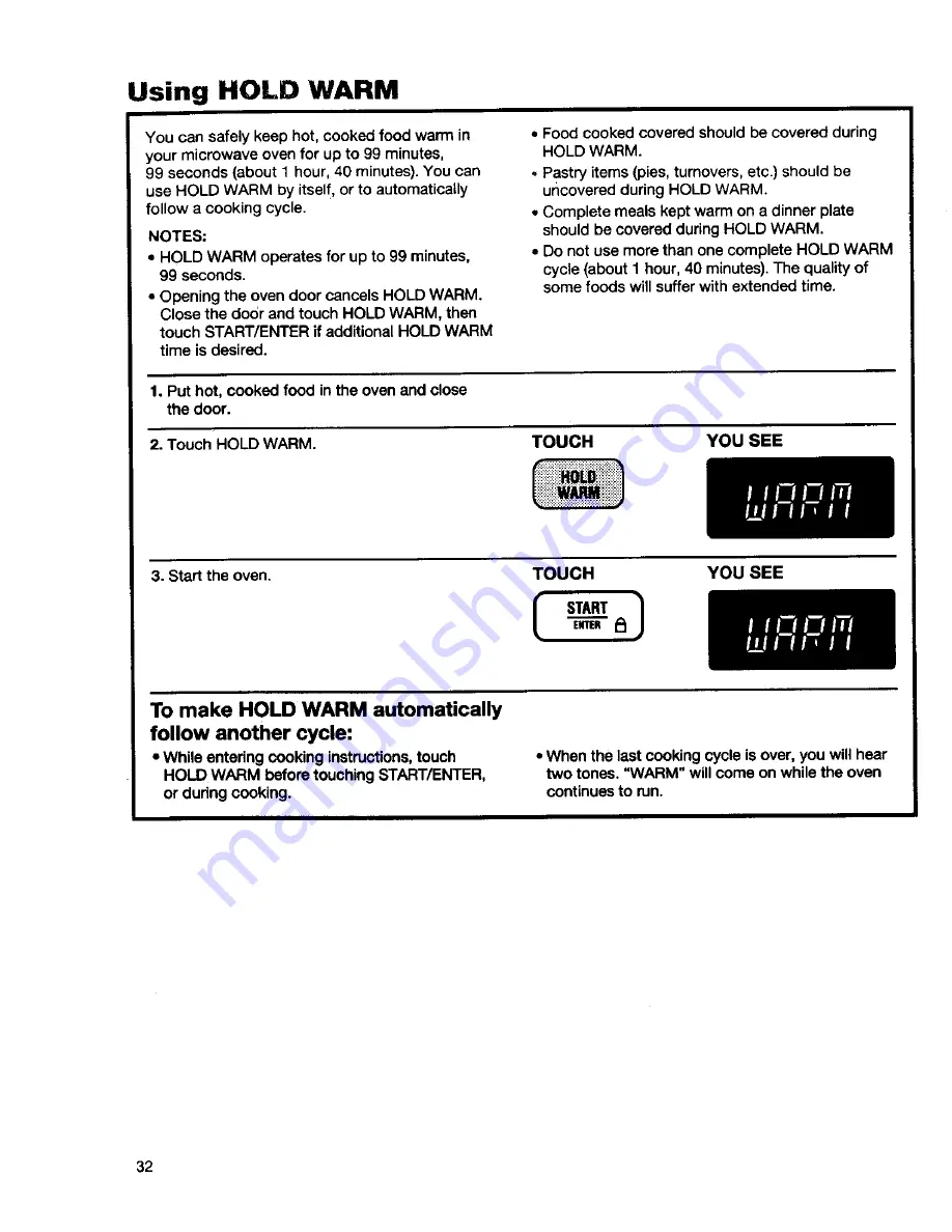 Kenmore 66568600890 Owner'S Manual Download Page 32