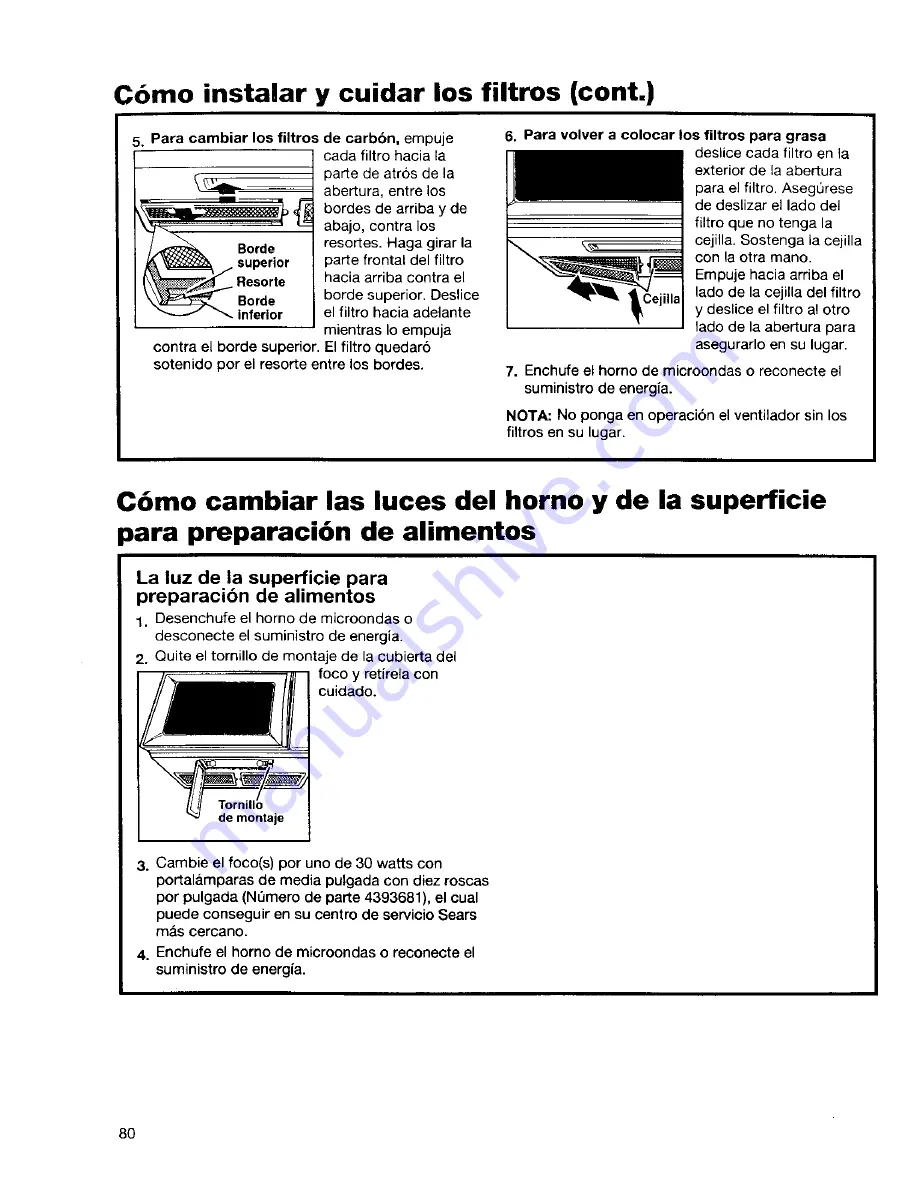 Kenmore 66568600890 Owner'S Manual Download Page 80