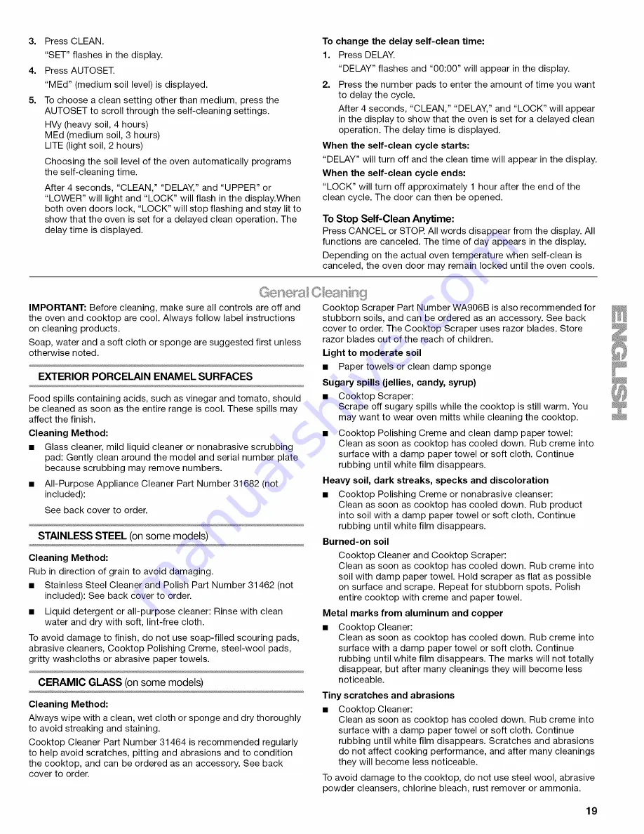 Kenmore 66598003701 Use & Care Manual Download Page 19