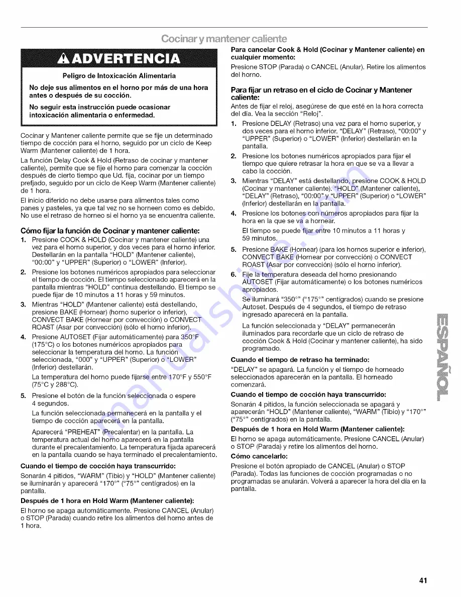 Kenmore 66598003701 Use & Care Manual Download Page 41