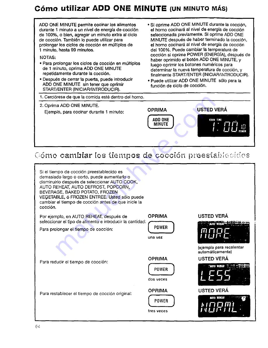 Kenmore 69612 Скачать руководство пользователя страница 64