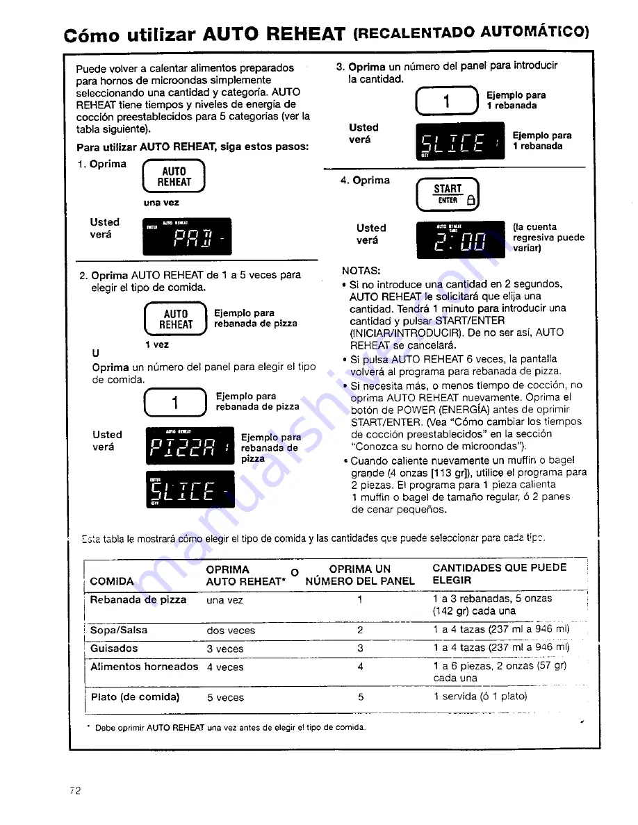 Kenmore 69612 Owner'S Manual Download Page 72