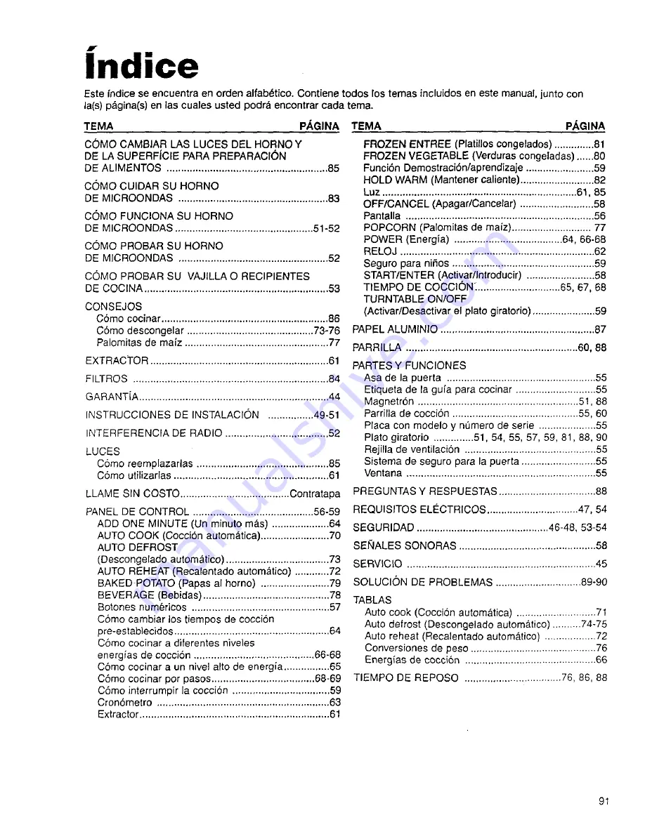 Kenmore 69612 Скачать руководство пользователя страница 91