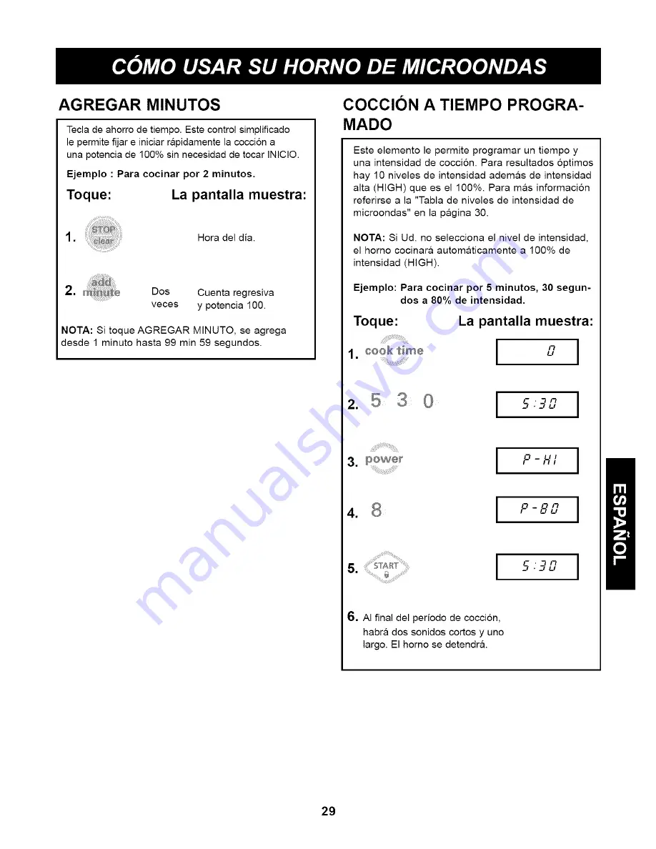 Kenmore 721.62212 Use And Care Manual Download Page 29