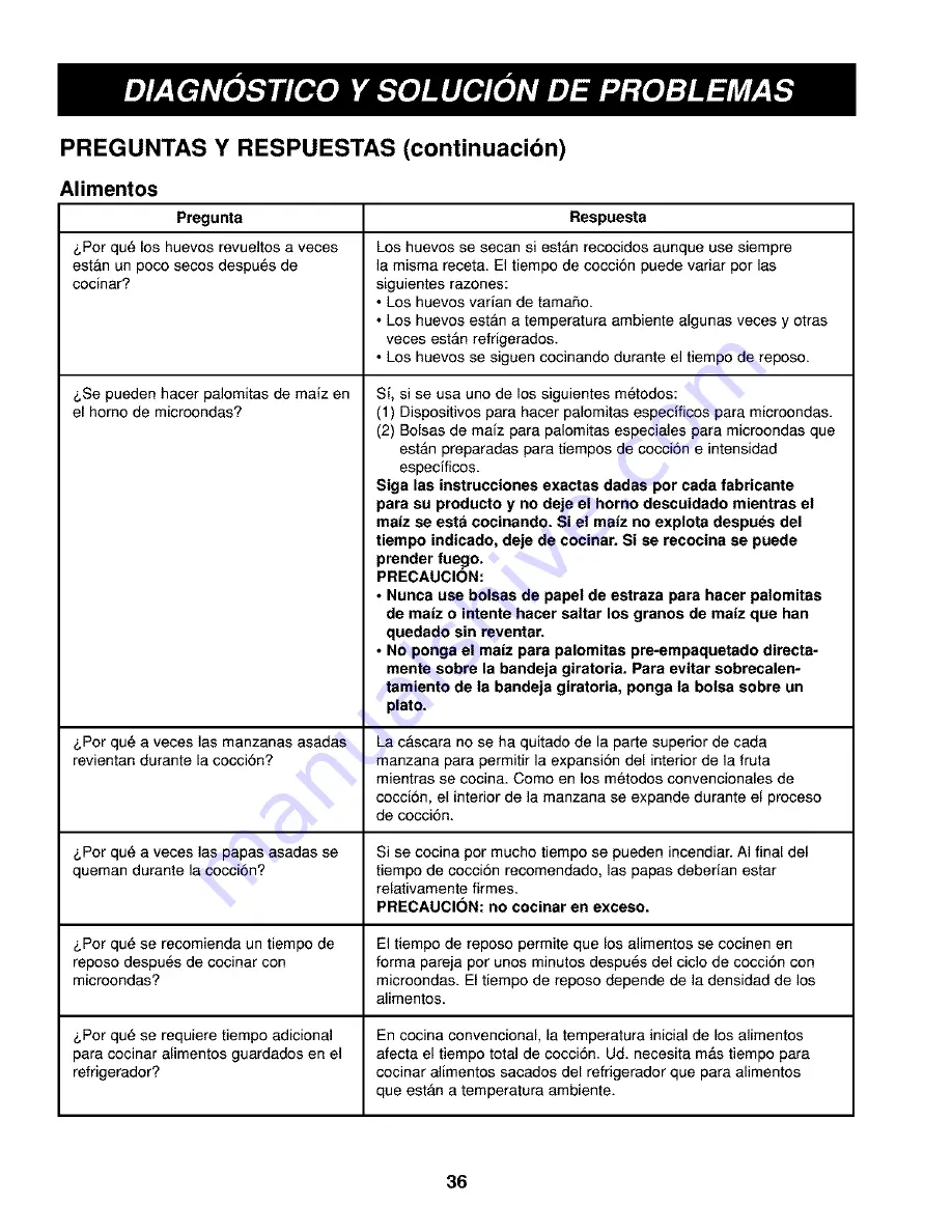 Kenmore 721.62223 Use And Care Manual Download Page 36