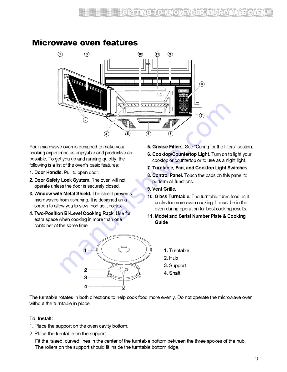 Kenmore 721.62772 Скачать руководство пользователя страница 9