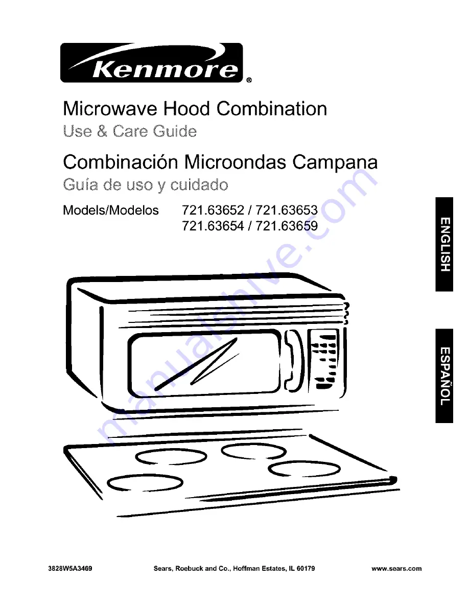 Kenmore 721.63652 Скачать руководство пользователя страница 1