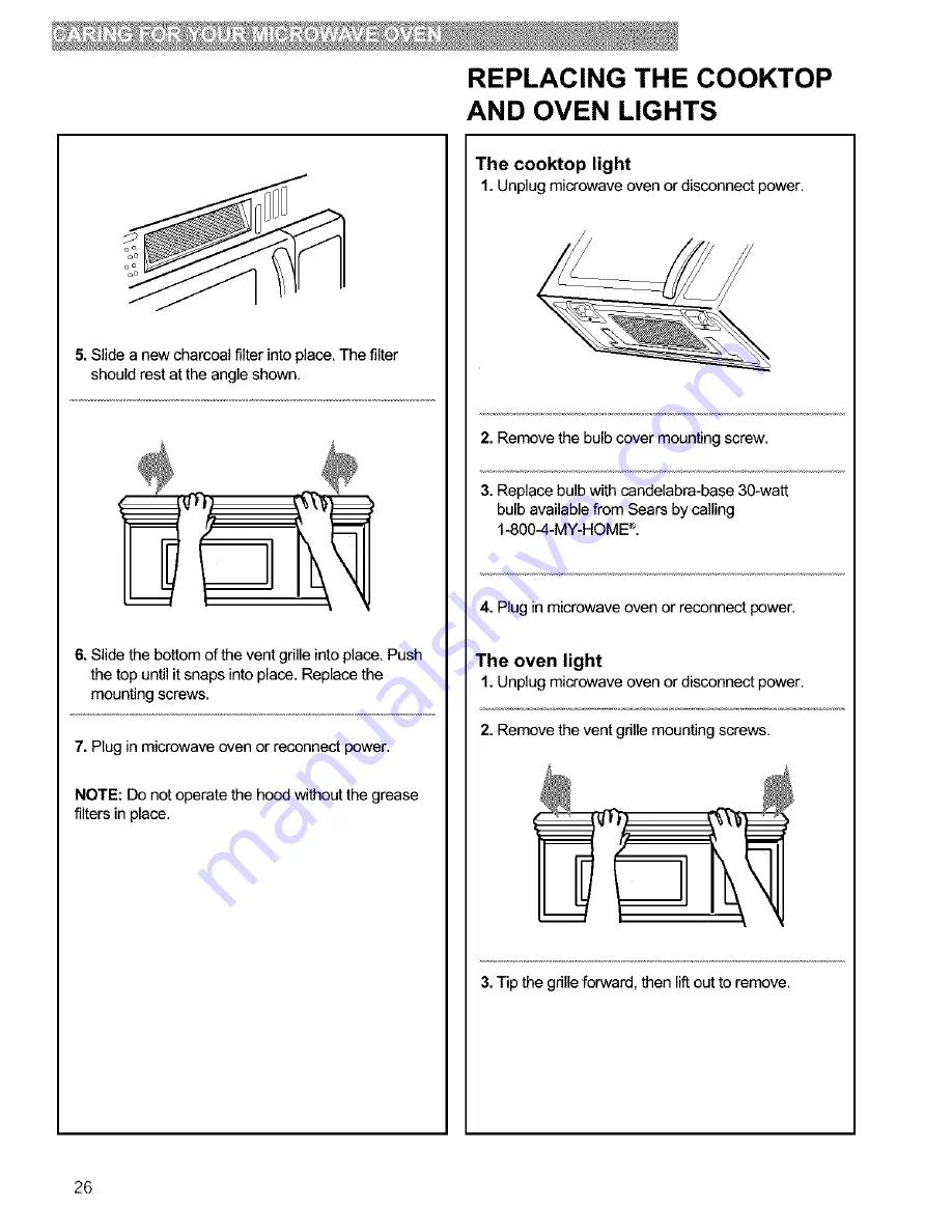 Kenmore 721.63652 Use And Care Manual Download Page 26