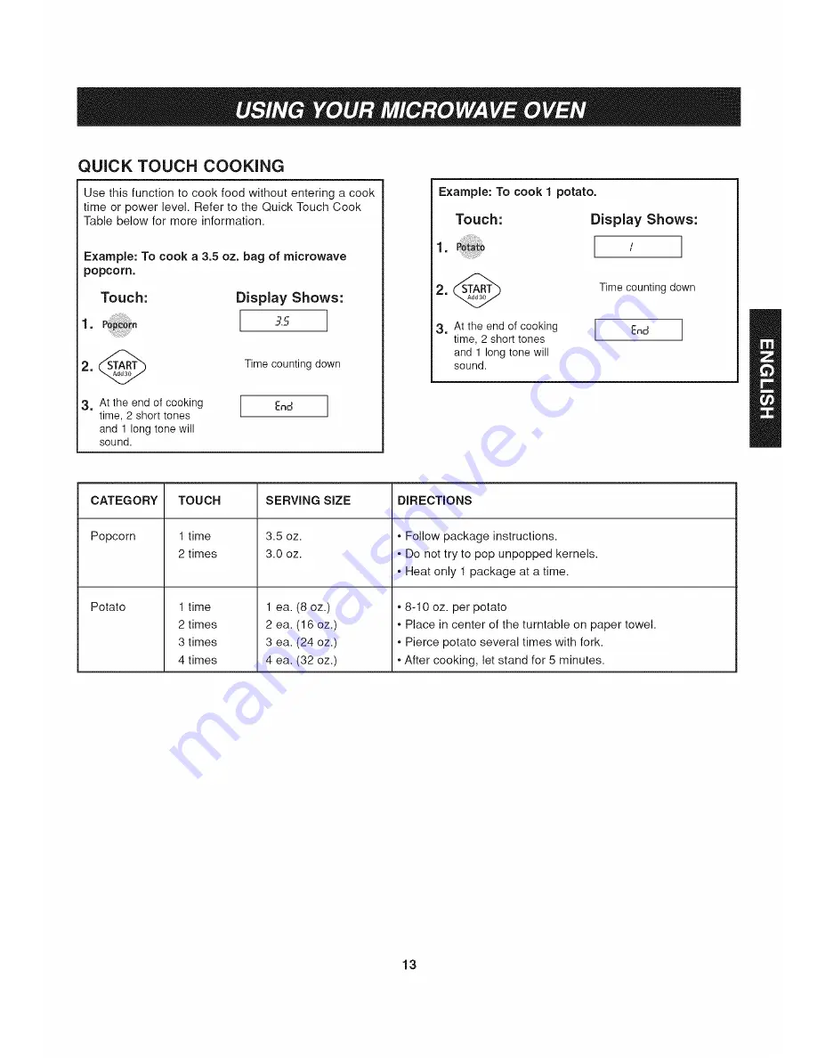 Kenmore 721.66993 Use & Care Manual Download Page 13