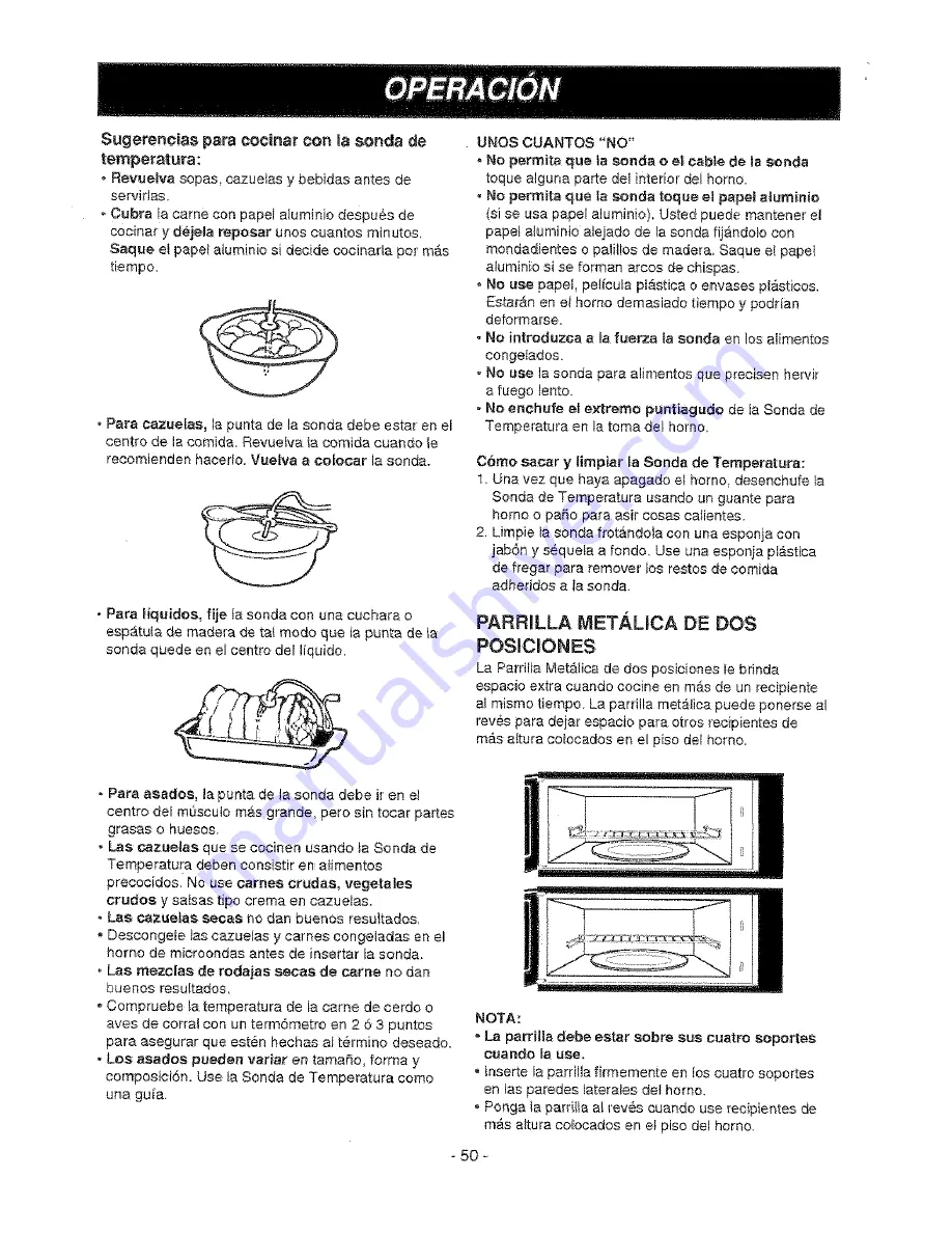 Kenmore 721.676 Owner'S Manual Download Page 50