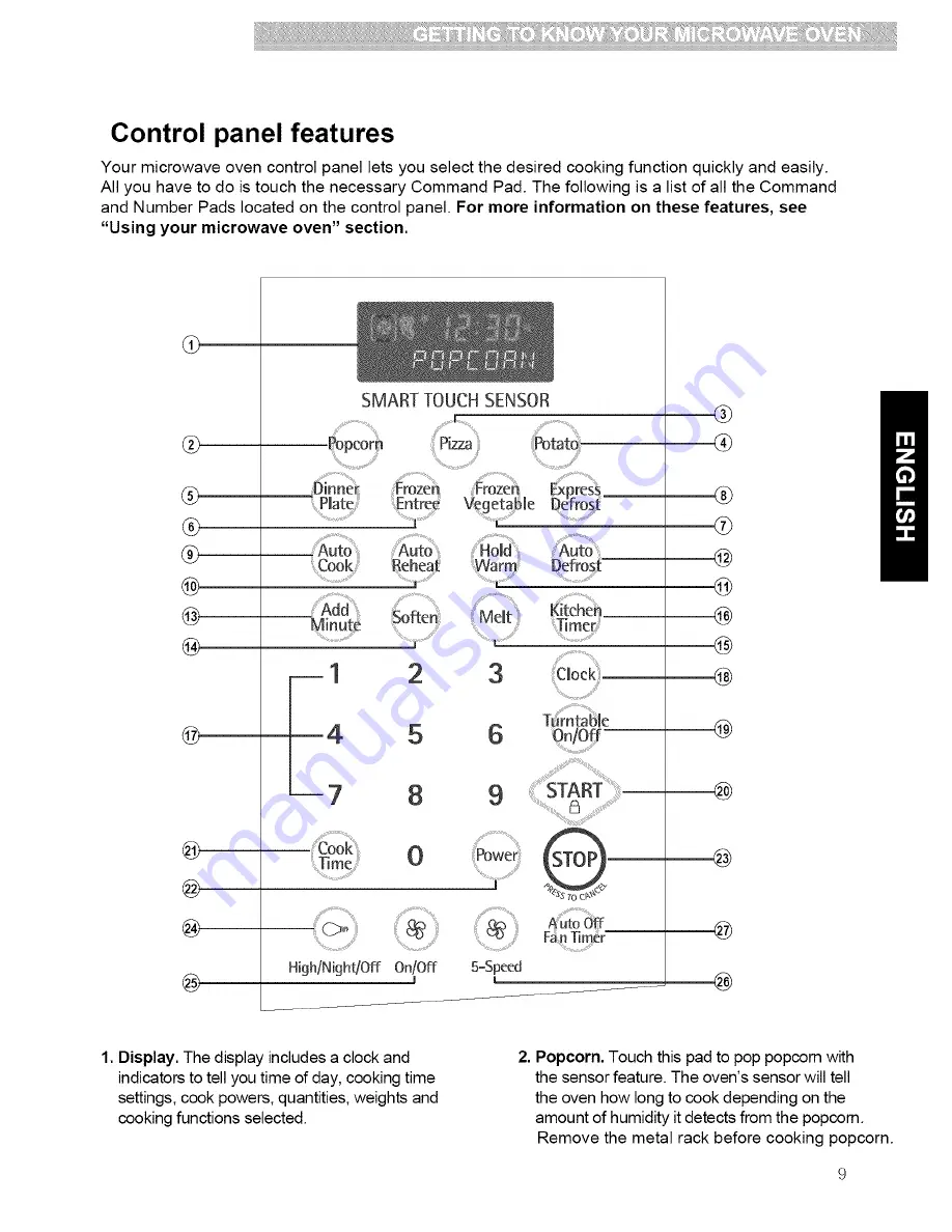 Kenmore 721.80042 Use & Care Manual Download Page 9