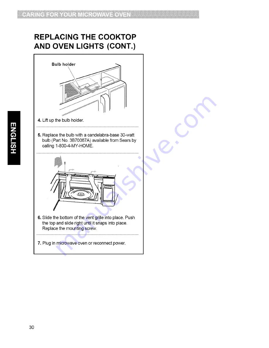 Kenmore 721.80042 Use & Care Manual Download Page 30