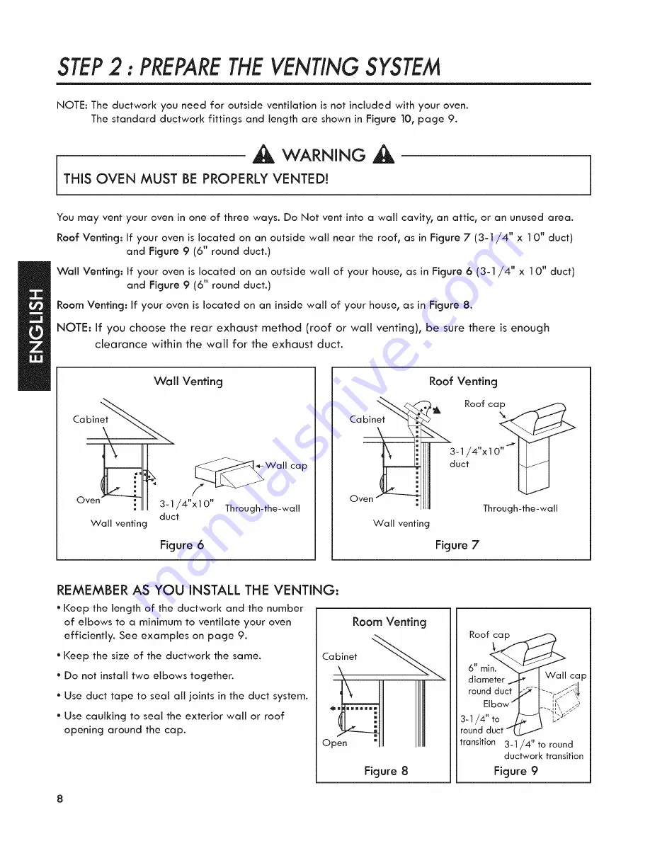 Kenmore 721.85062 Installation Instructions Manual Download Page 8