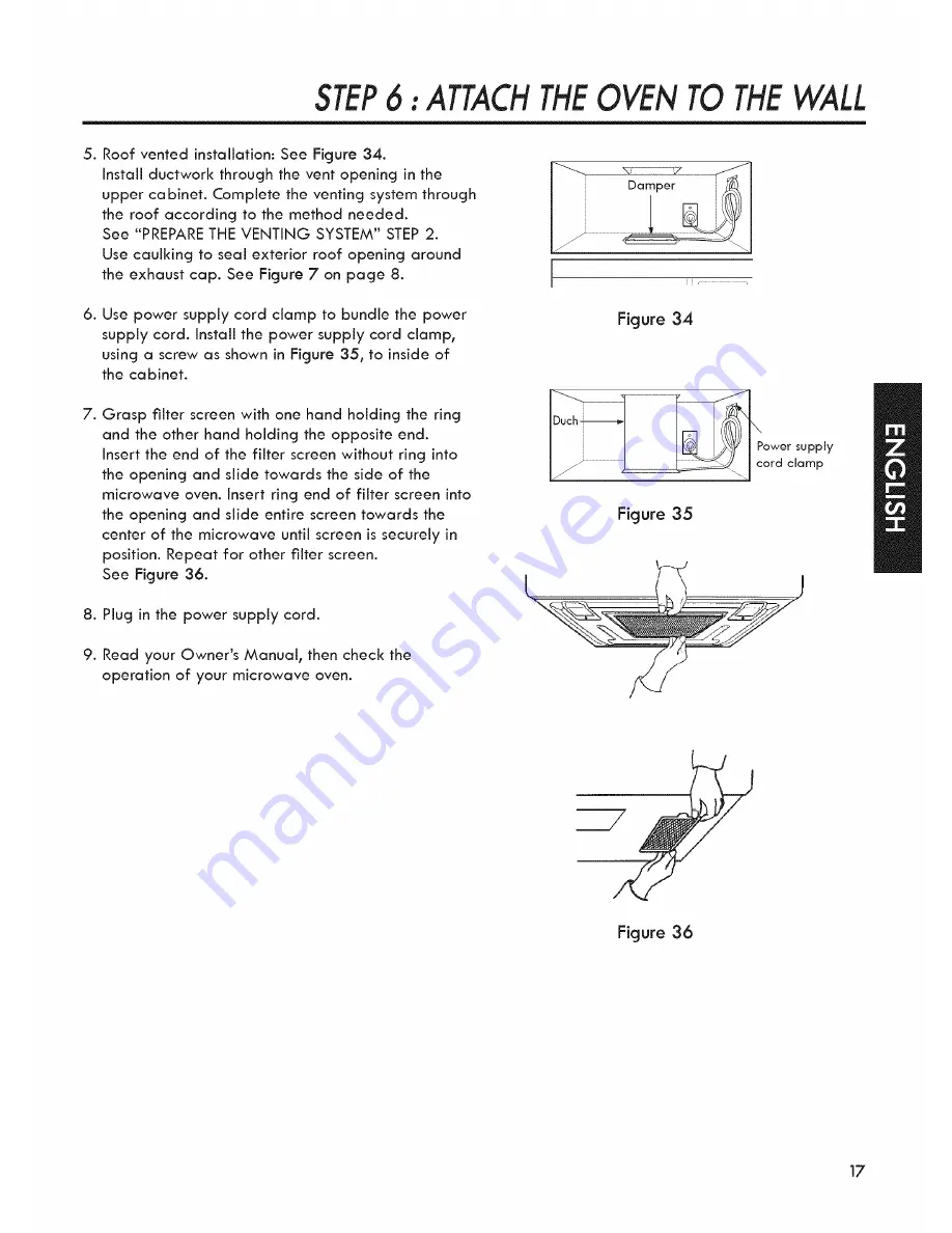 Kenmore 721.85062 Installation Instructions Manual Download Page 17