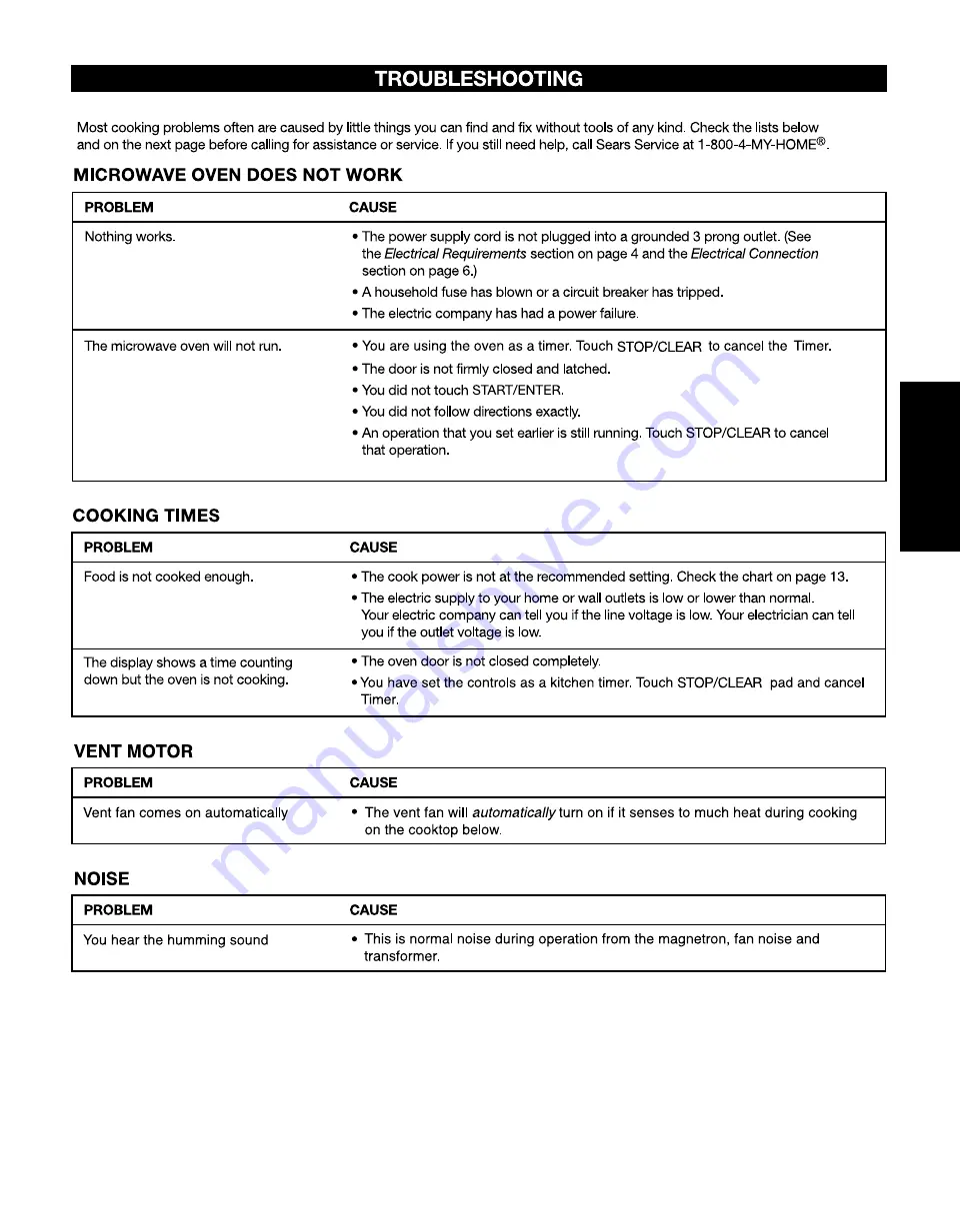 Kenmore 721.88512 Use & Care Manual Download Page 43