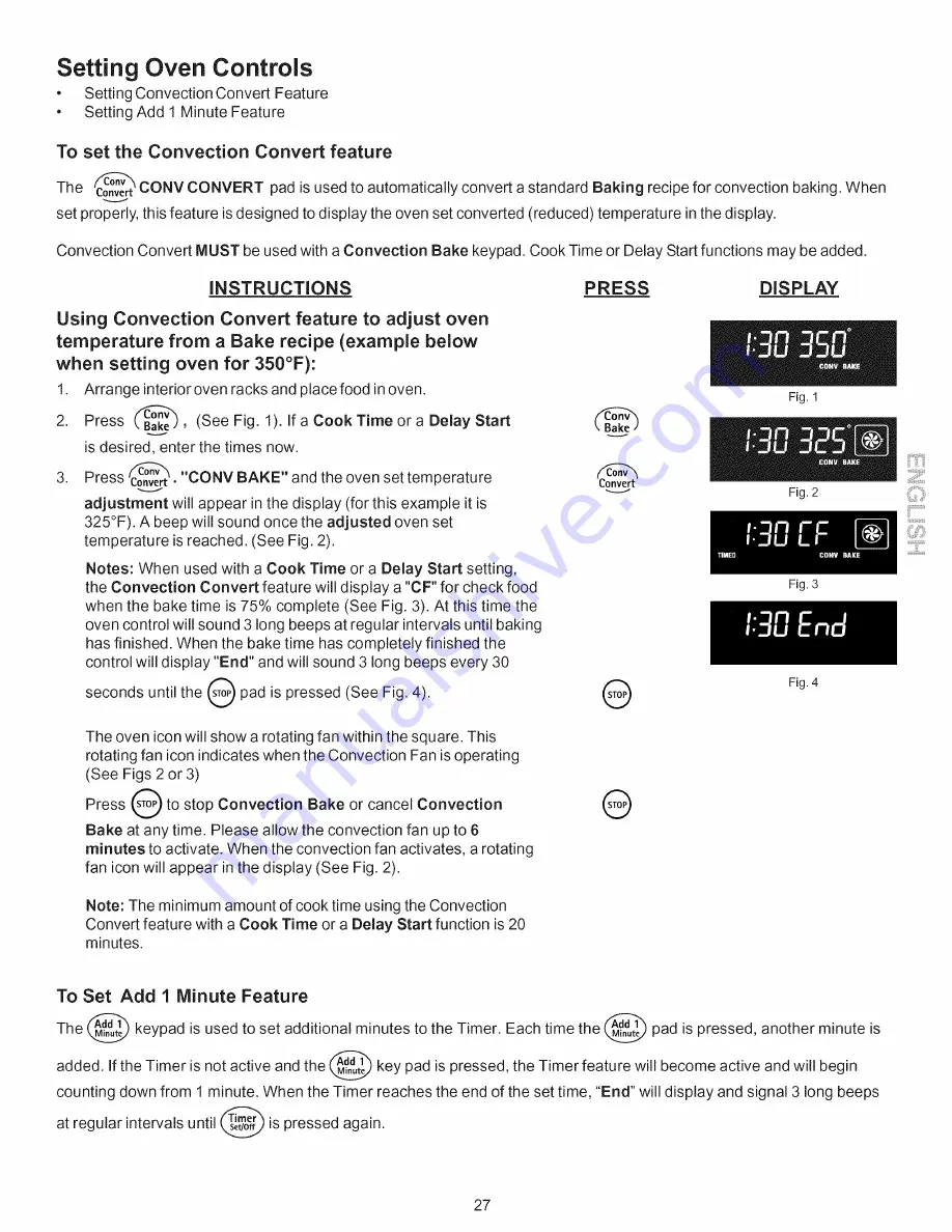 Kenmore 7751 - Elite 30 in. Gas Range Use & Care Manual Download Page 27