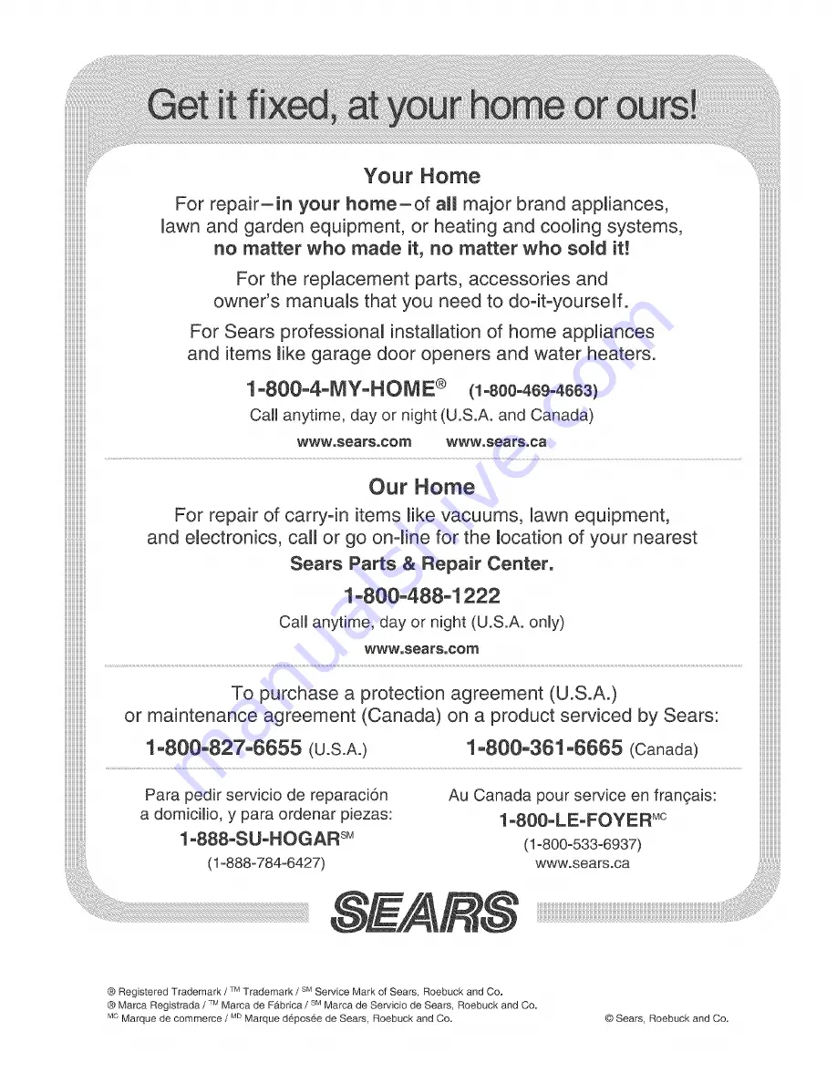 Kenmore 790.4304 Series Use And Care Manual Download Page 32