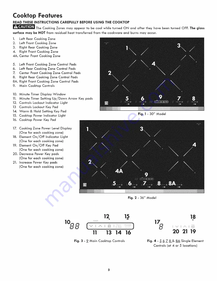 Kenmore 790.4380 Series Use & Care Manual Download Page 5