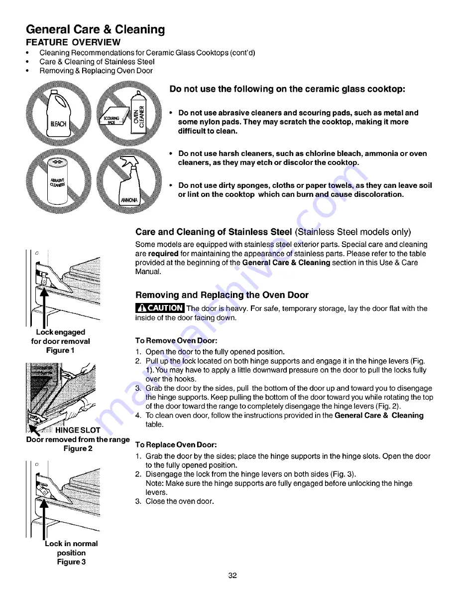 Kenmore 790.46833 Use & Care Manual Download Page 32