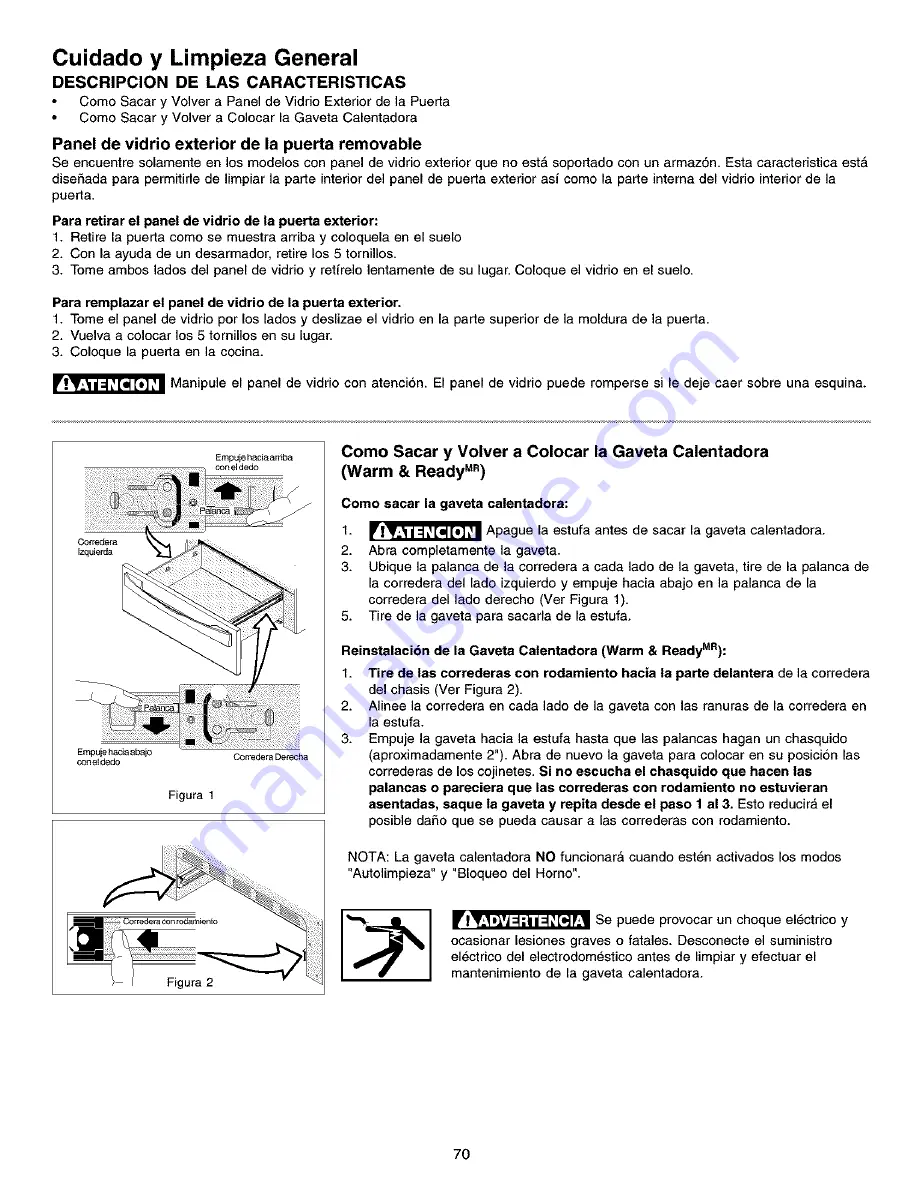 Kenmore 790.46833 Use & Care Manual Download Page 70