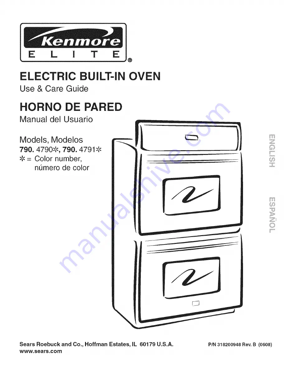 Kenmore 790.479 Скачать руководство пользователя страница 1