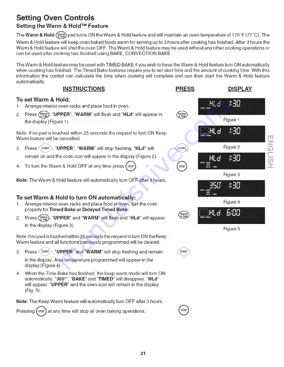 Kenmore 790.479 Use And Care Manual Download Page 21