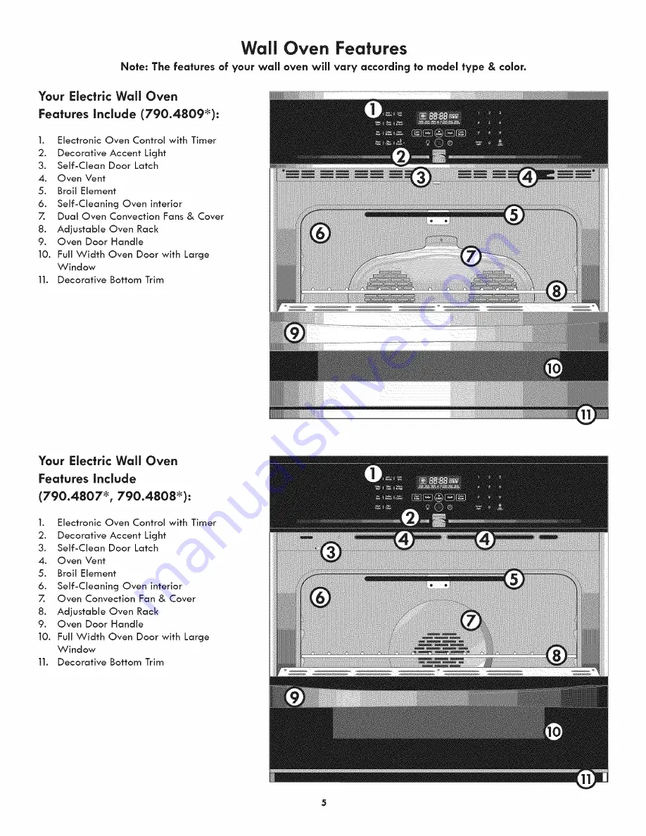 Kenmore 790.4807 Use And Care Manual Download Page 5