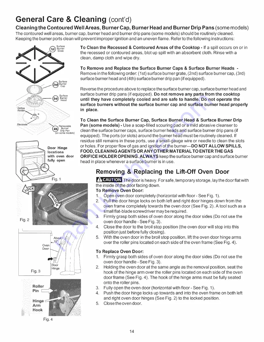 Kenmore 790.7134 Series Use & Care Manual Download Page 14