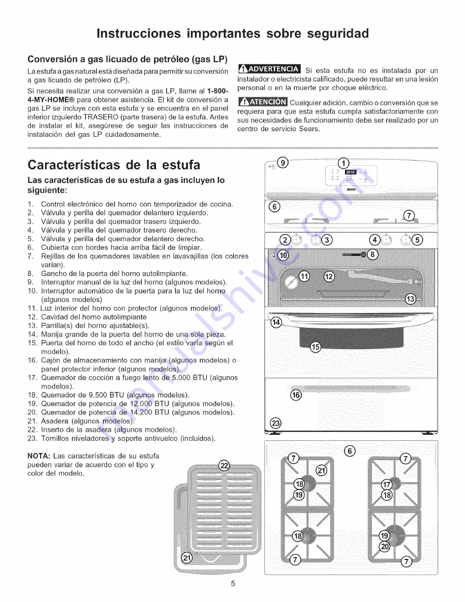 Kenmore 790.7134 Series Use & Care Manual Download Page 20