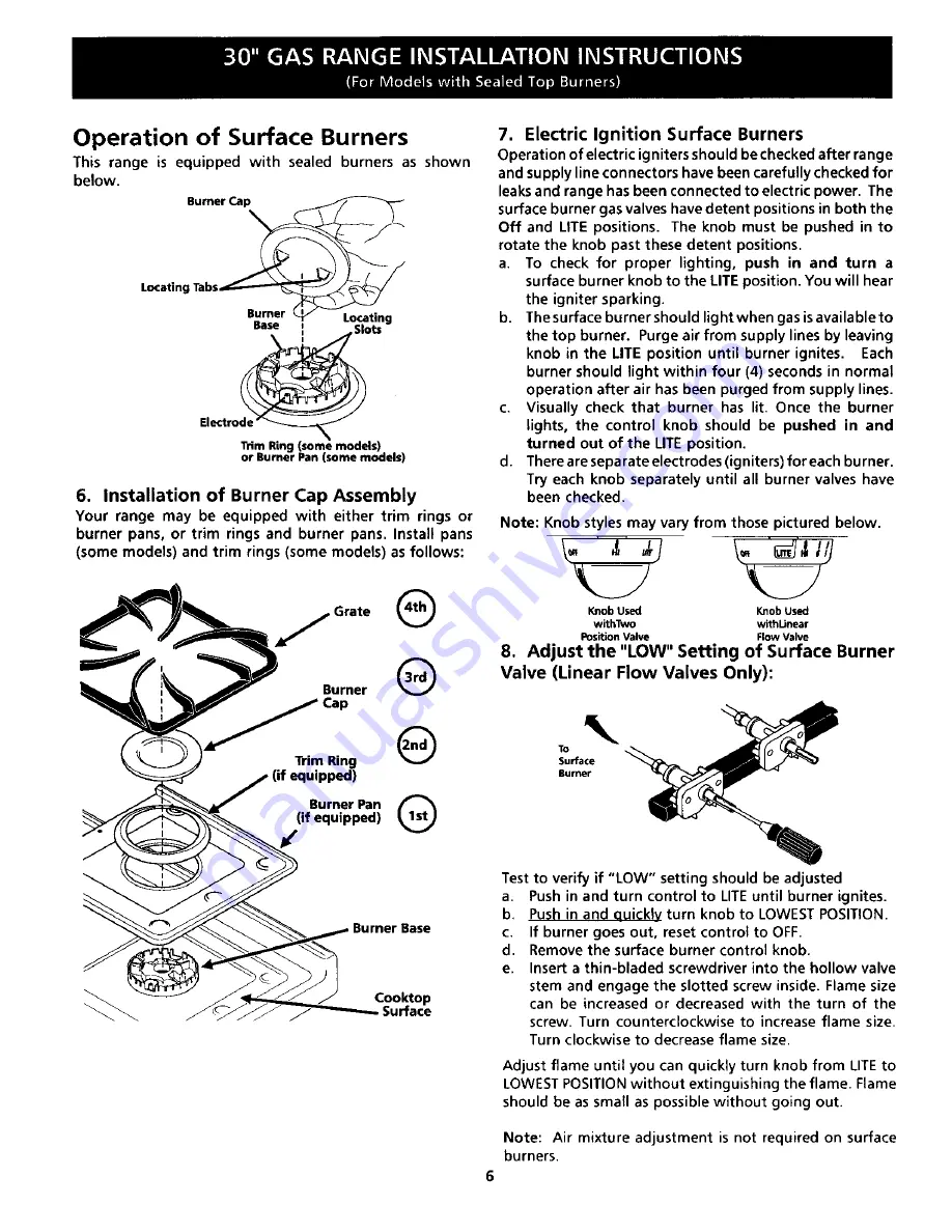 Kenmore 790.75741992 Installation Instructions Manual Download Page 7