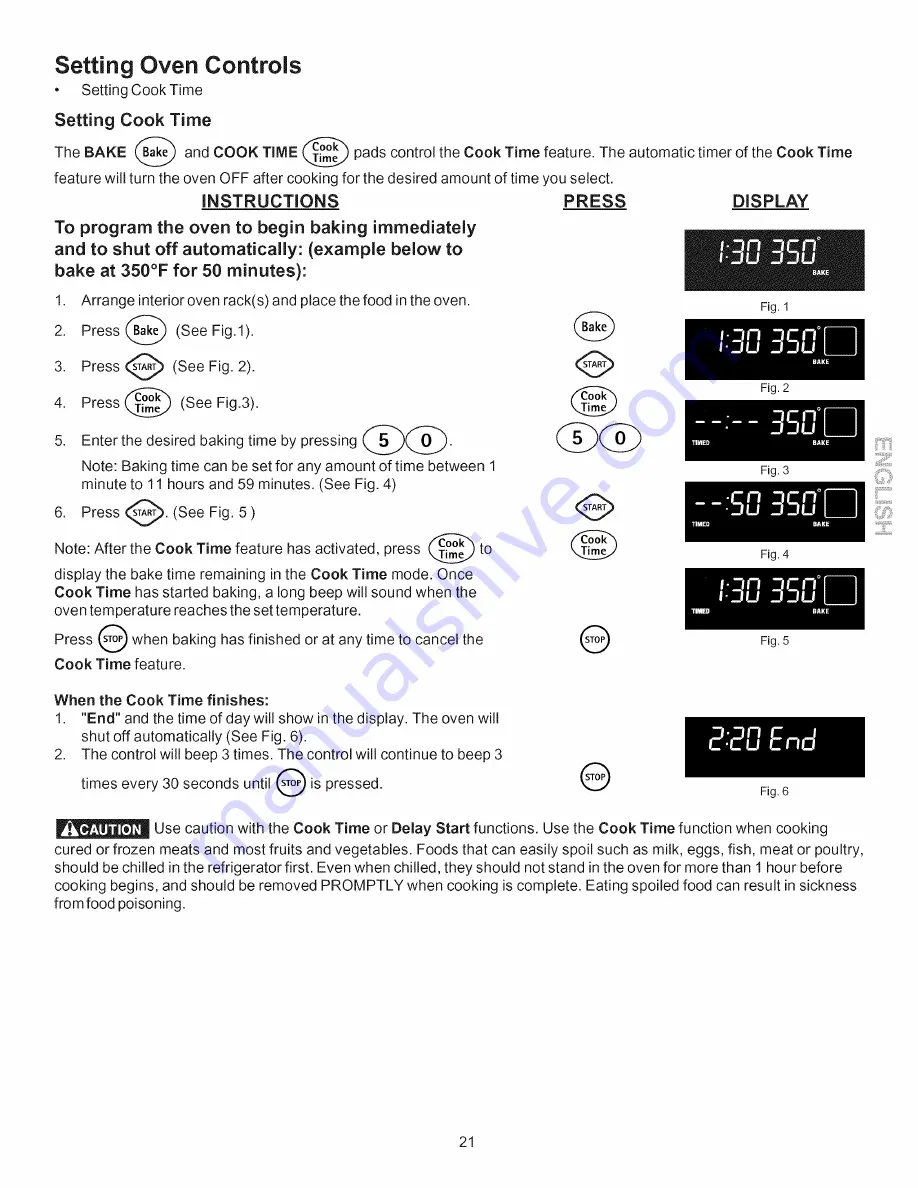 Kenmore 790.7755 Use & Care Manual Download Page 21