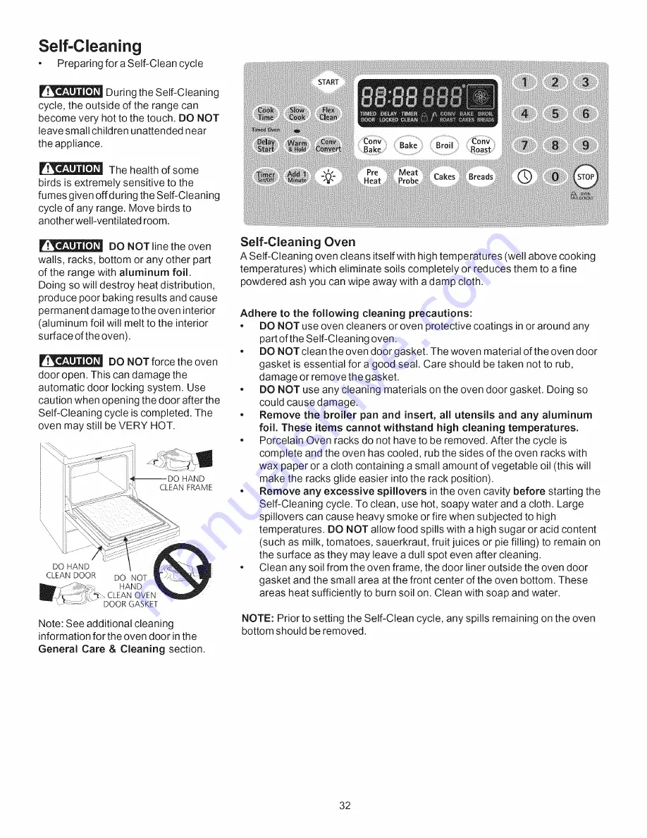 Kenmore 790.7755 Use & Care Manual Download Page 32