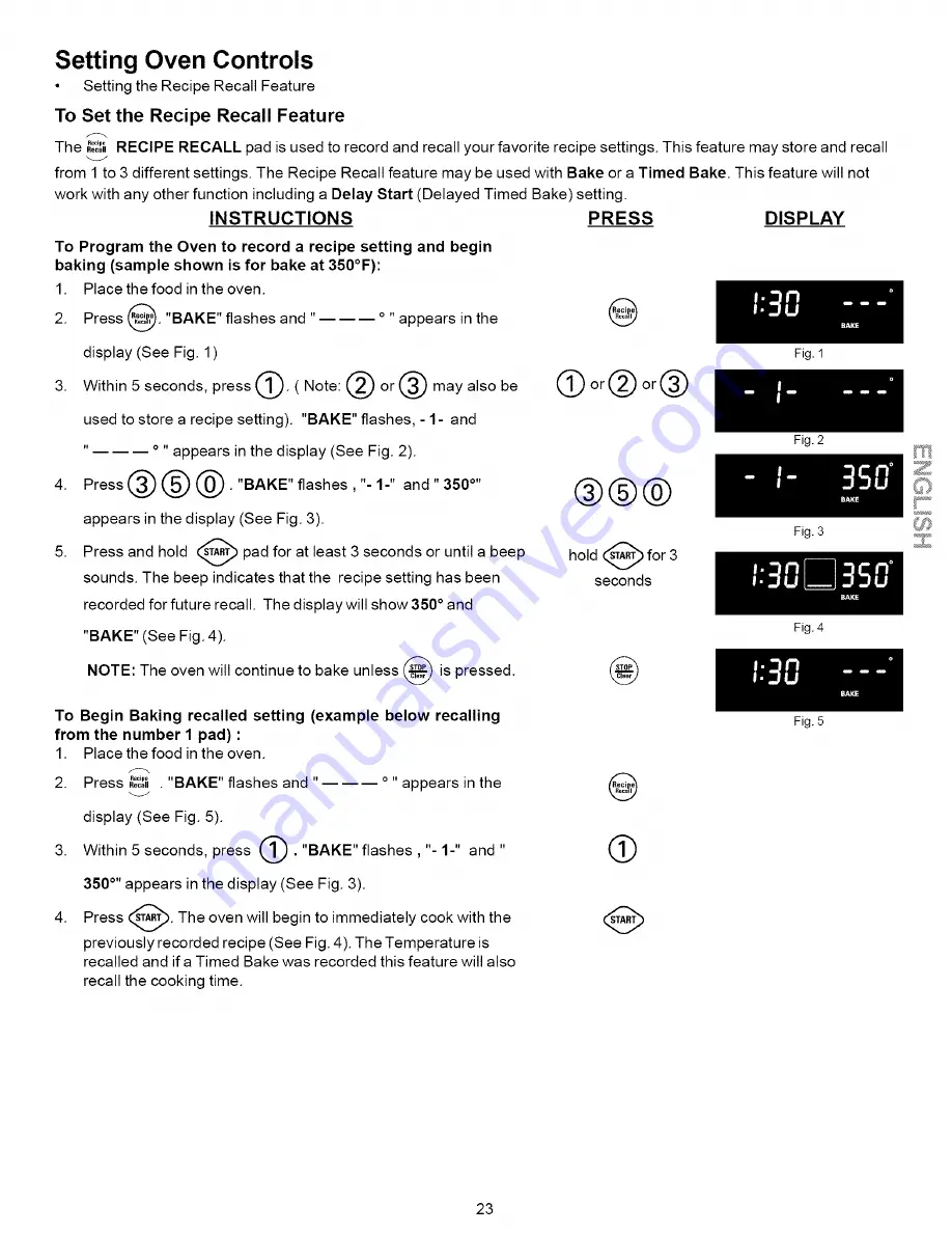 Kenmore 790.7887 Series Use & Care Manual Download Page 23