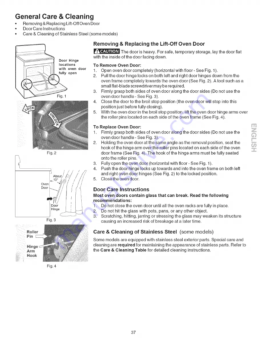 Kenmore 790.7942 Use & Care Manual Download Page 37