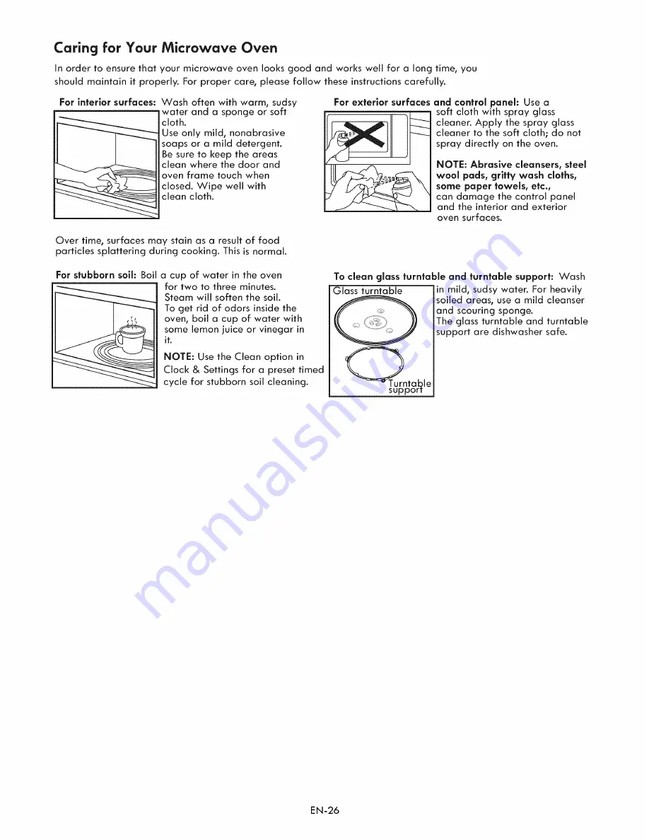 Kenmore 790.8032 Use & Care Manual Download Page 26