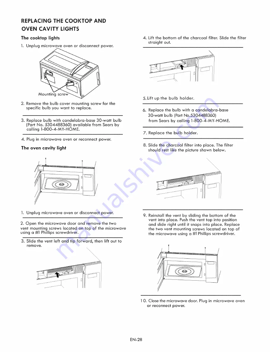 Kenmore 790.8035 Use & Care Manual Download Page 28