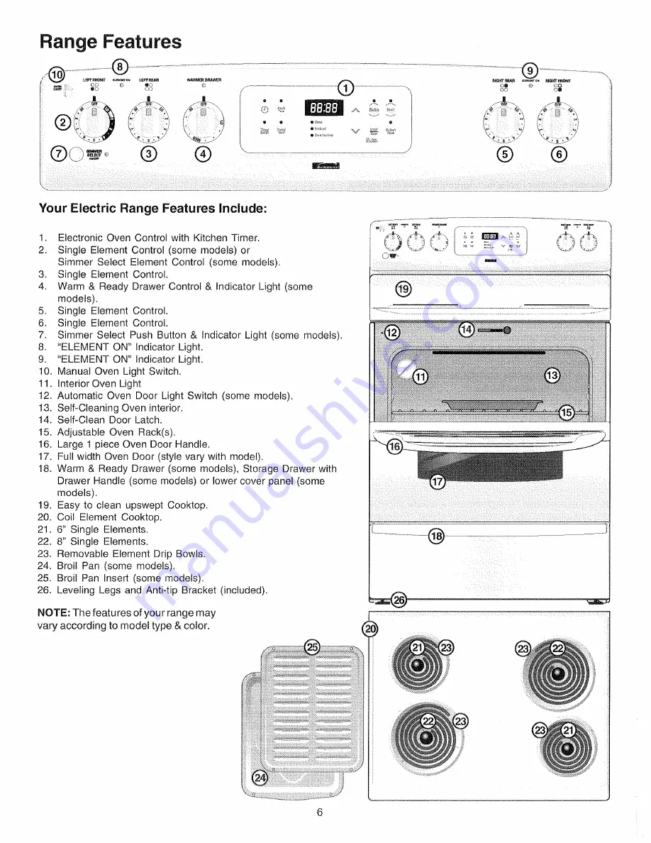 Kenmore 790.9092 Series Use & Care Manual Download Page 6