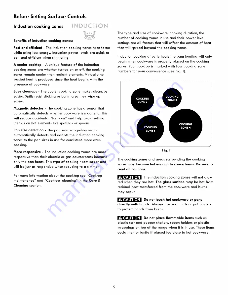 Kenmore 790.9218 Use & Care Manual Download Page 9