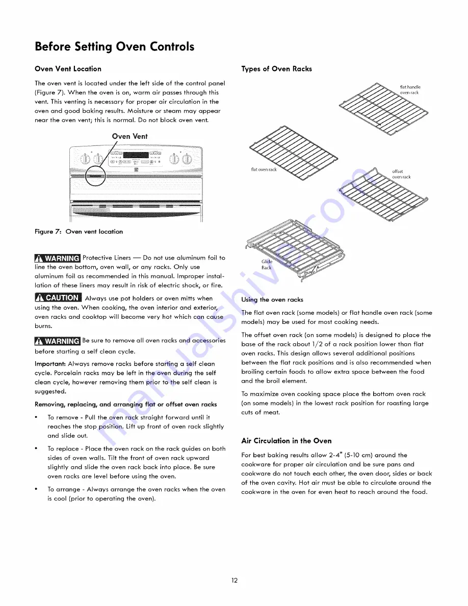 Kenmore 790.9740 Use & Care Manual Download Page 12