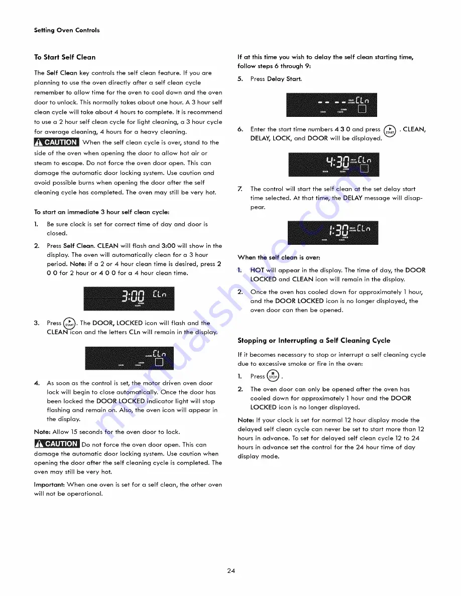 Kenmore 790.9761 series Use & Care Manual Download Page 24