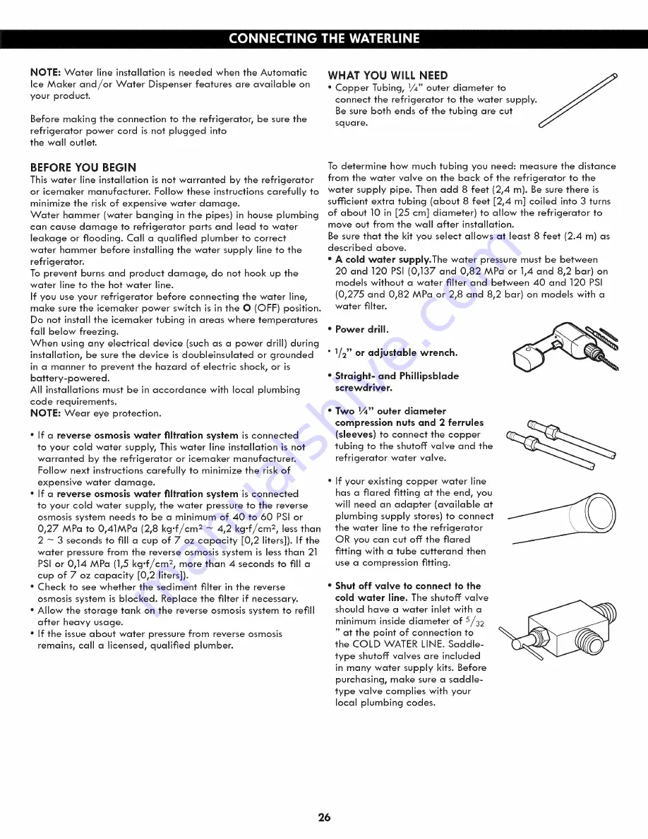 Kenmore 7901 - 19.0 cu. Ft. Top Freezer Refrigerator Use And Care Manual Download Page 25