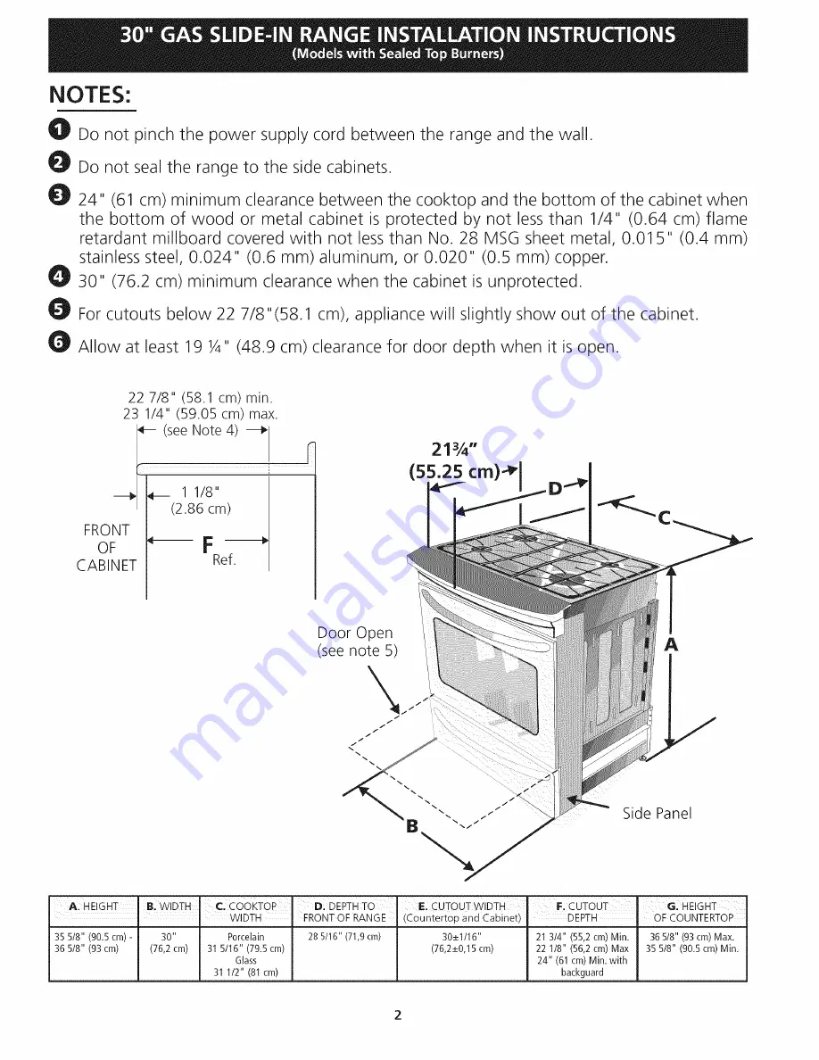 Kenmore 79031033803 Скачать руководство пользователя страница 2